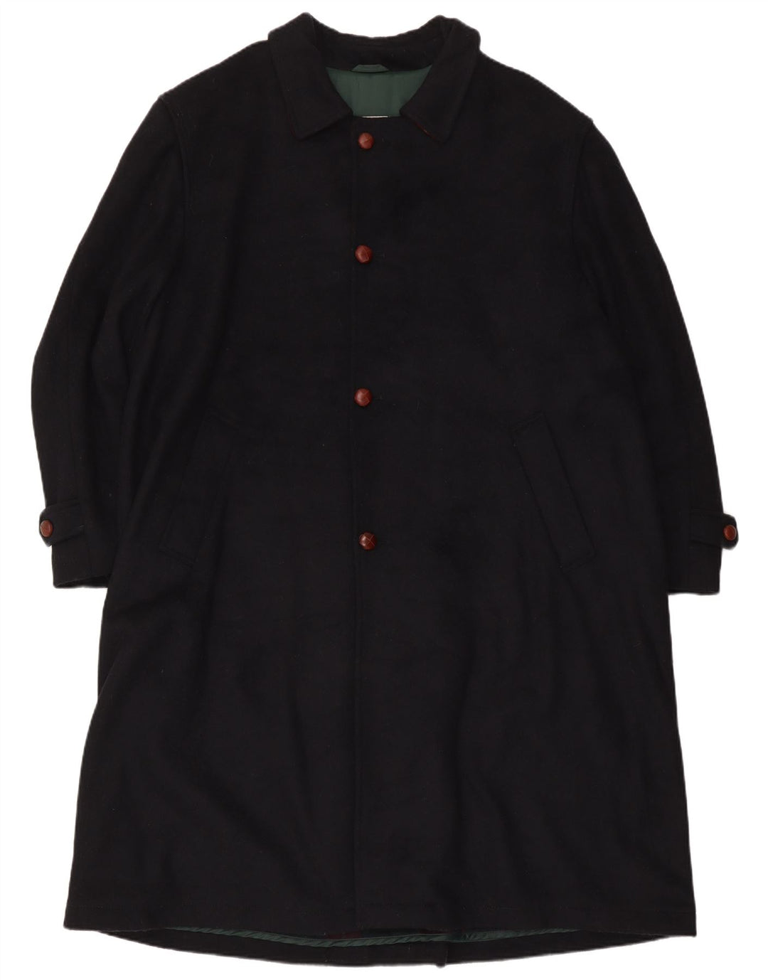 Płaszcz męski ETON BLUES IT 54 2XL Granatowa wełna
