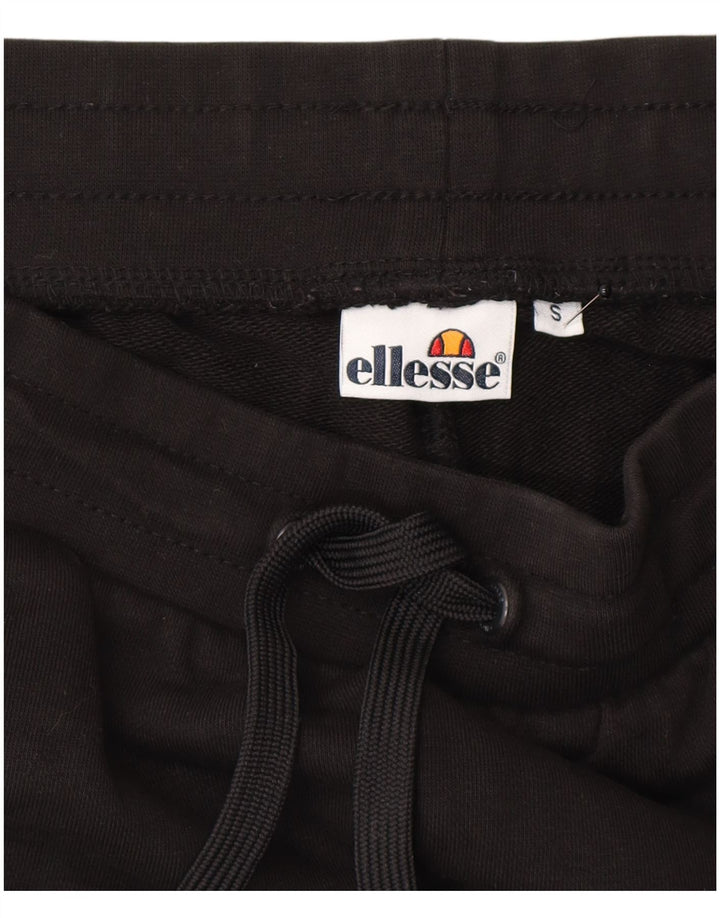 Męskie spodnie dresowe Ellesse Joggers Small, czarne, bawełniane