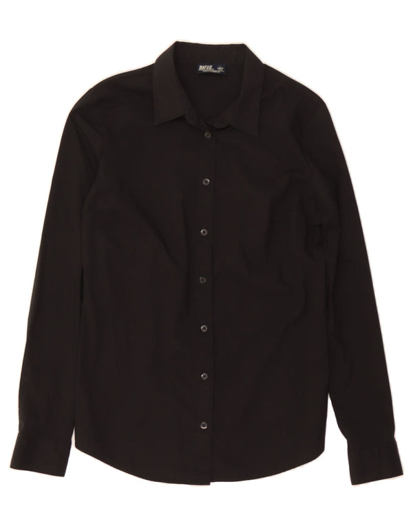 RIFLE Womens Shirt UK 10 Small Black