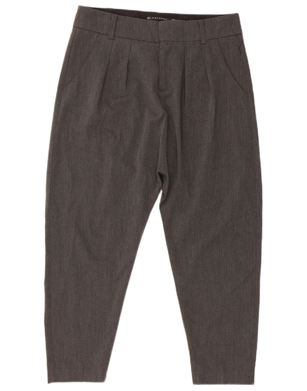 Spodnie damskie Zara Capri Harem Small W26 L20 Szara wiskoza