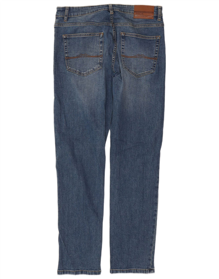 JACK WILLS Męskie jeansy slim W32 L32 Niebieskie bawełniane
