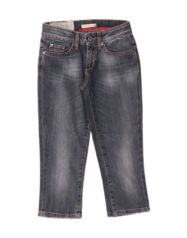 LIU JO Womens Capri Jeans W25 L19 Blue Cotton