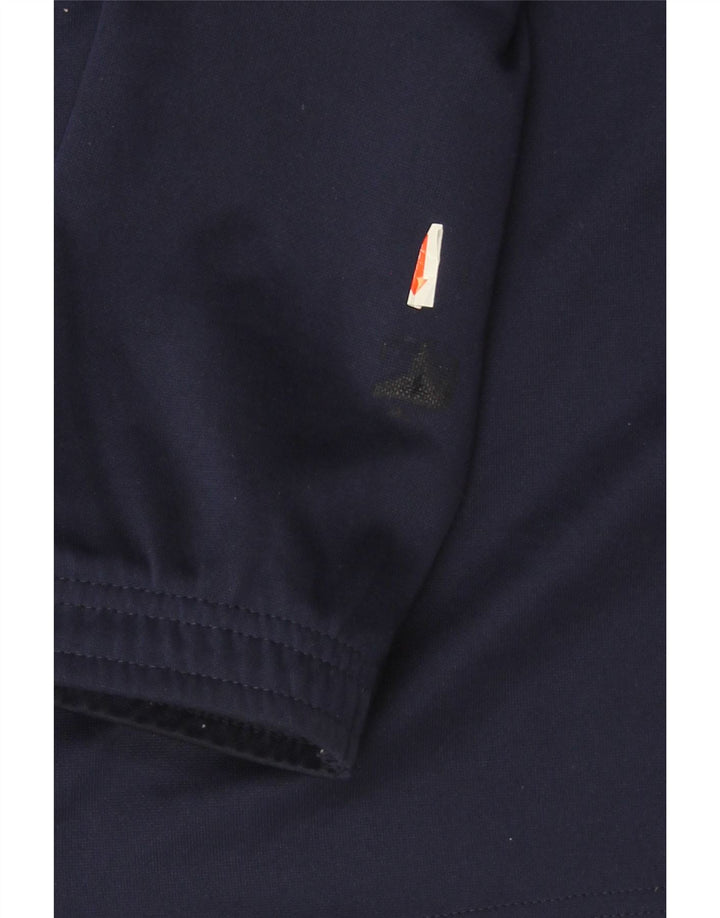 PUMA Mens Zip Neck Pullover Tracksuit Top Medium Navy Blue