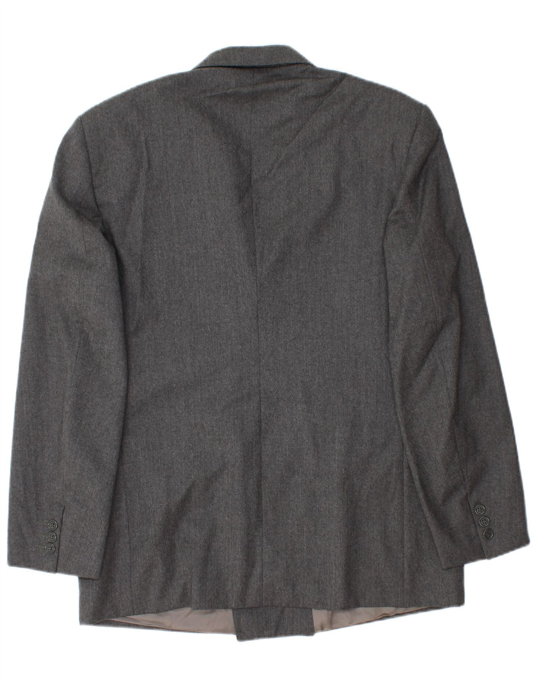 Męska marynarka z podwójnymi piersiami w stylu vintage IT 52 XL Szara wełna