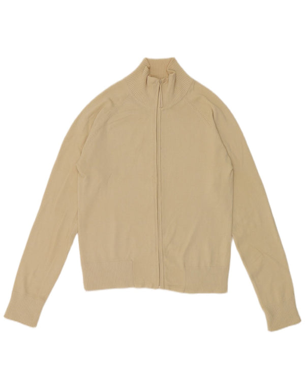 Sweter damski Zara Crop Cardigan UK 12, średni beż, bawełna