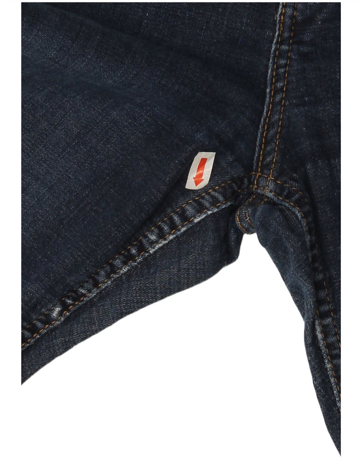 Damskie jeansy rozkloszowane Topshop W26 L29 Niebieskie bawełniane
