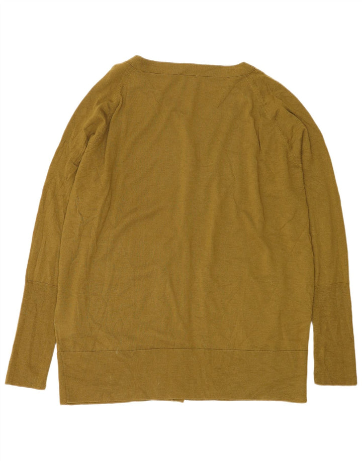 Cos Damski sweter oversize UK 14 Średniej zielonej wełny