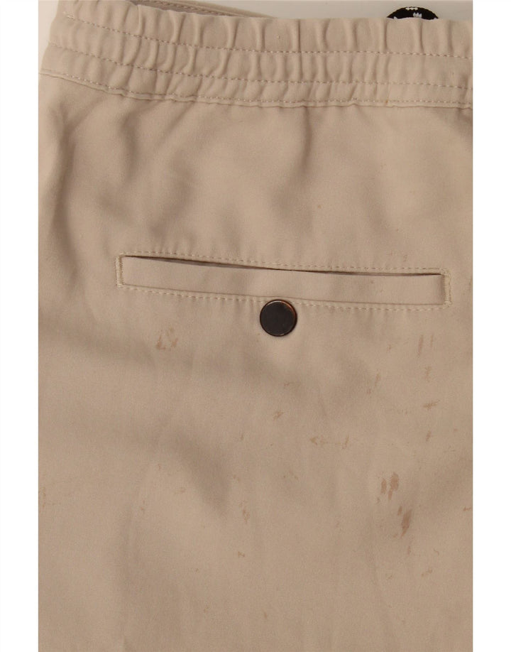 Męskie spodnie chino do biegania ZARA, średnie W32 L28, beżowy poliester