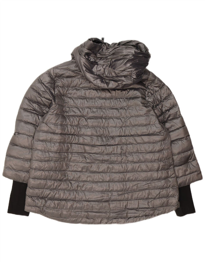 Damska kurtka oversize Calvin Klein UK 18 XL, szary poliester