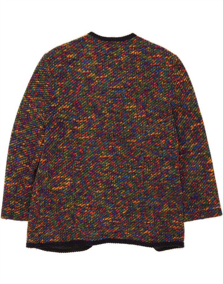 VINTAGE Womens 5 Button Blazer Jacket UK 14 Medium Multicoloured Flecked Vintage Vintage and Second-Hand Vintage from Messina Hembry 