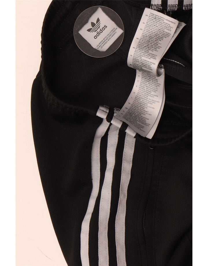 Męskie spodnie dresowe Adidas, małe, czarne, poliestrowe