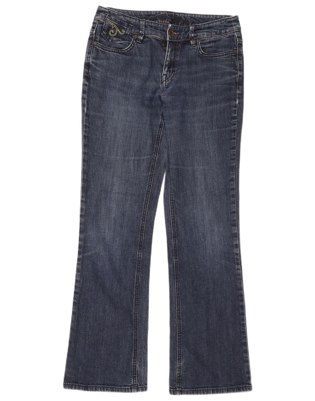 Damskie jeansy Bootcut Esprit W32 L30 Niebieskie bawełniane
