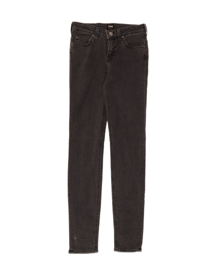 Damskie jeansy Lee Skinny W26 L33 Szara bawełna