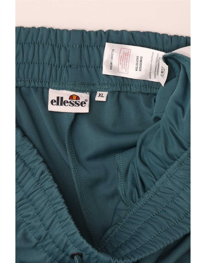 Damskie spodnie dresowe Ellesse XL, niebieski, poliester z blokami kolorów