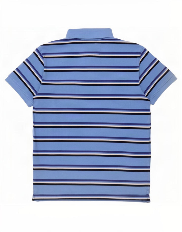 Crew Clothing Męska koszulka polo Średnio niebieska bawełniana w paski