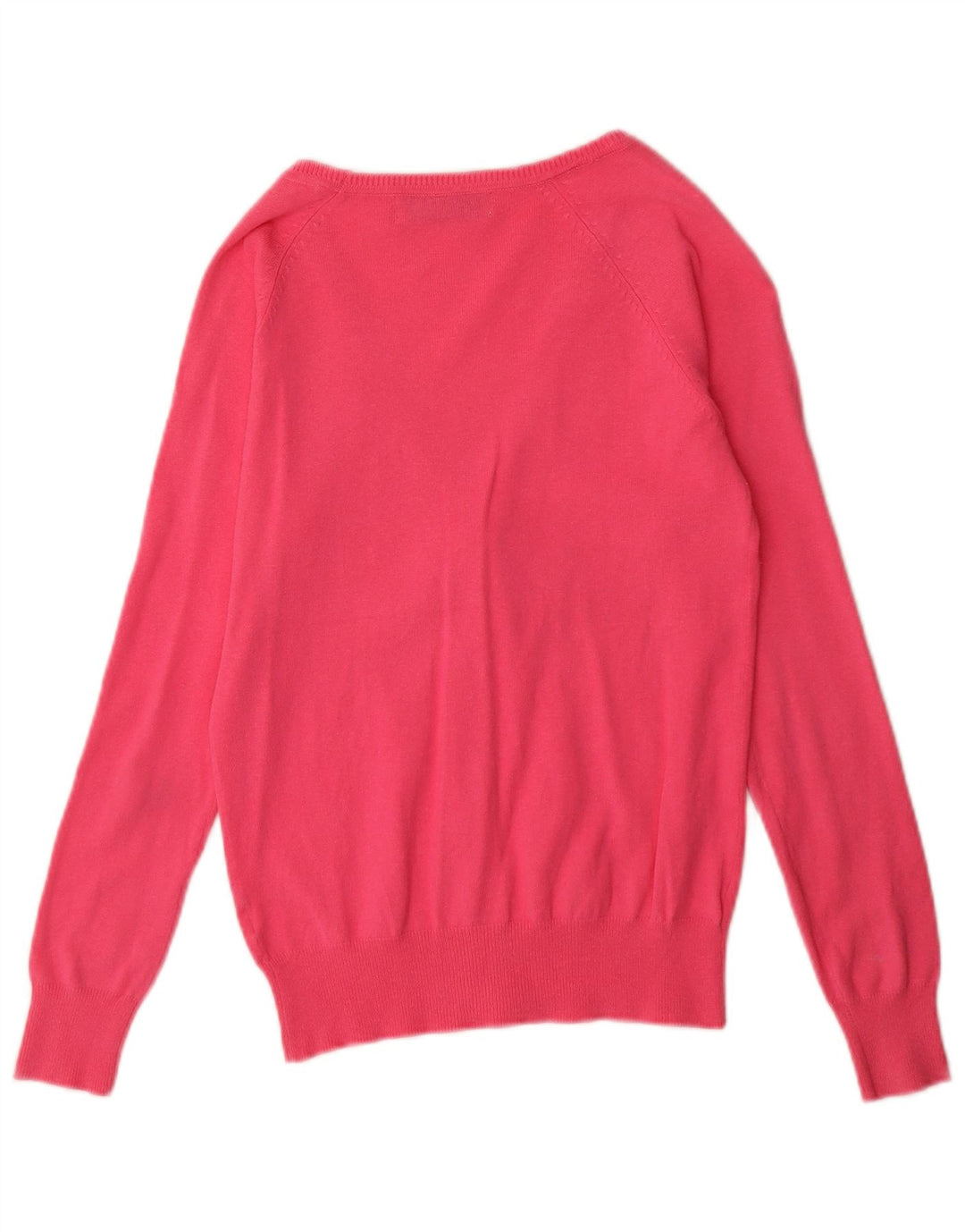 Sweter damski Zara UK 12 Średni różowy bawełniany