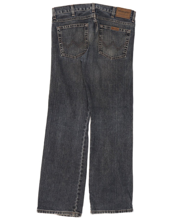 Męskie jeansy Bootcut Wrangler W30 L32, niebieskie, bawełniane