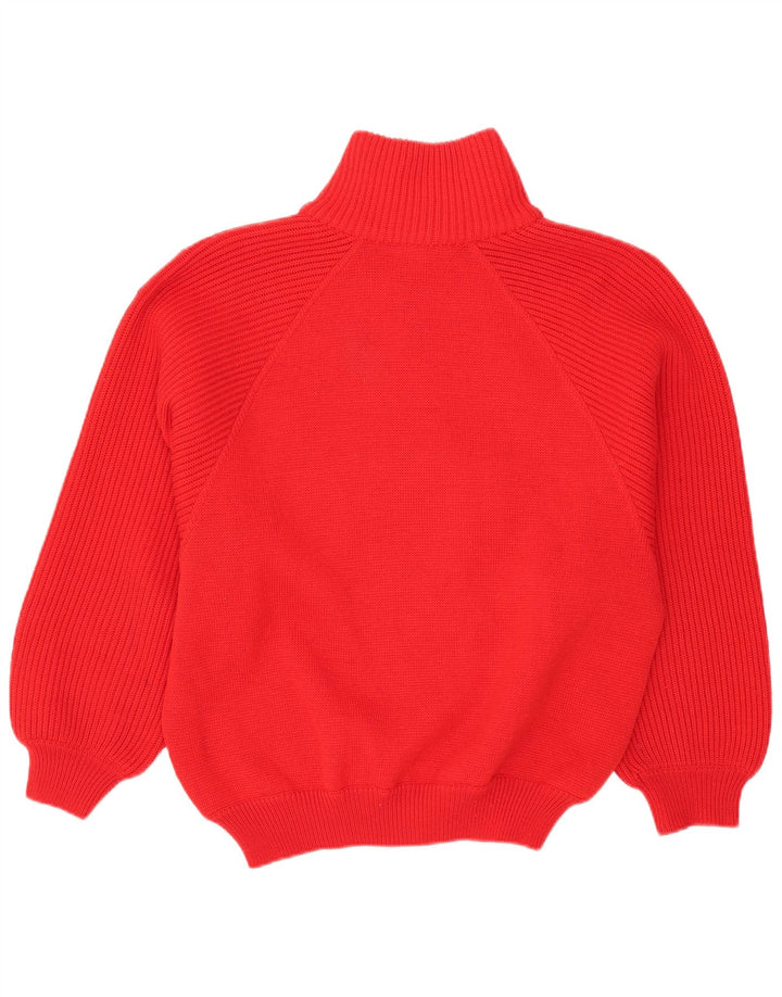 Męski sweter zapinany na guziki Skipper IT 48 Średniej czerwonej wełny