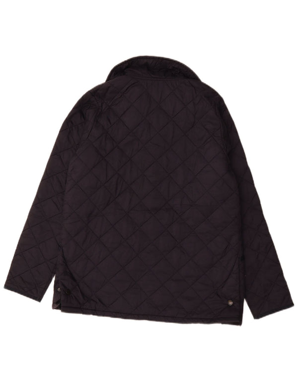 Pikowana kurtka chłopięca Barbour 12-13 lat XL, granatowa