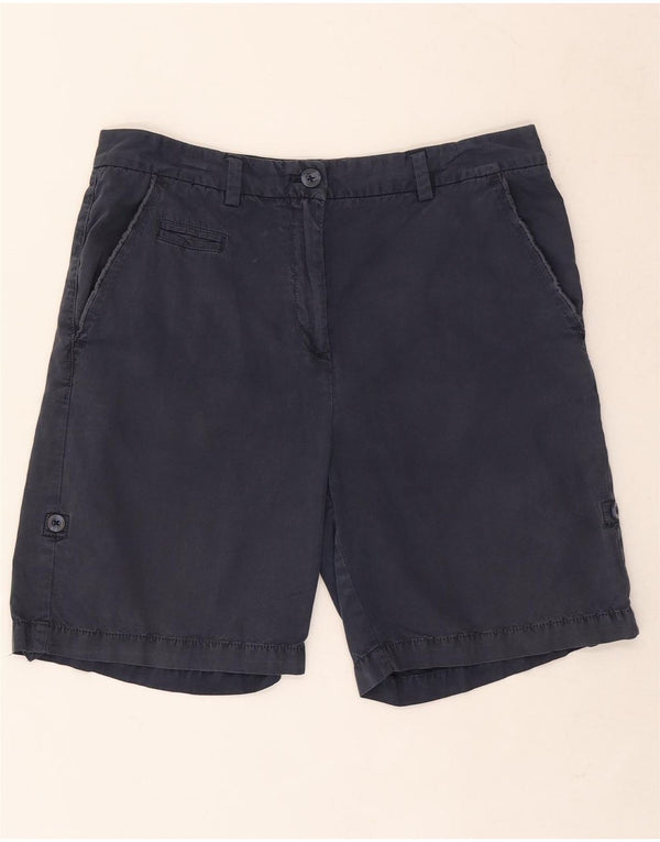 Marks & Spencer Damskie spodenki Chino UK 12 Medium W30 Granatowe, bawełniane