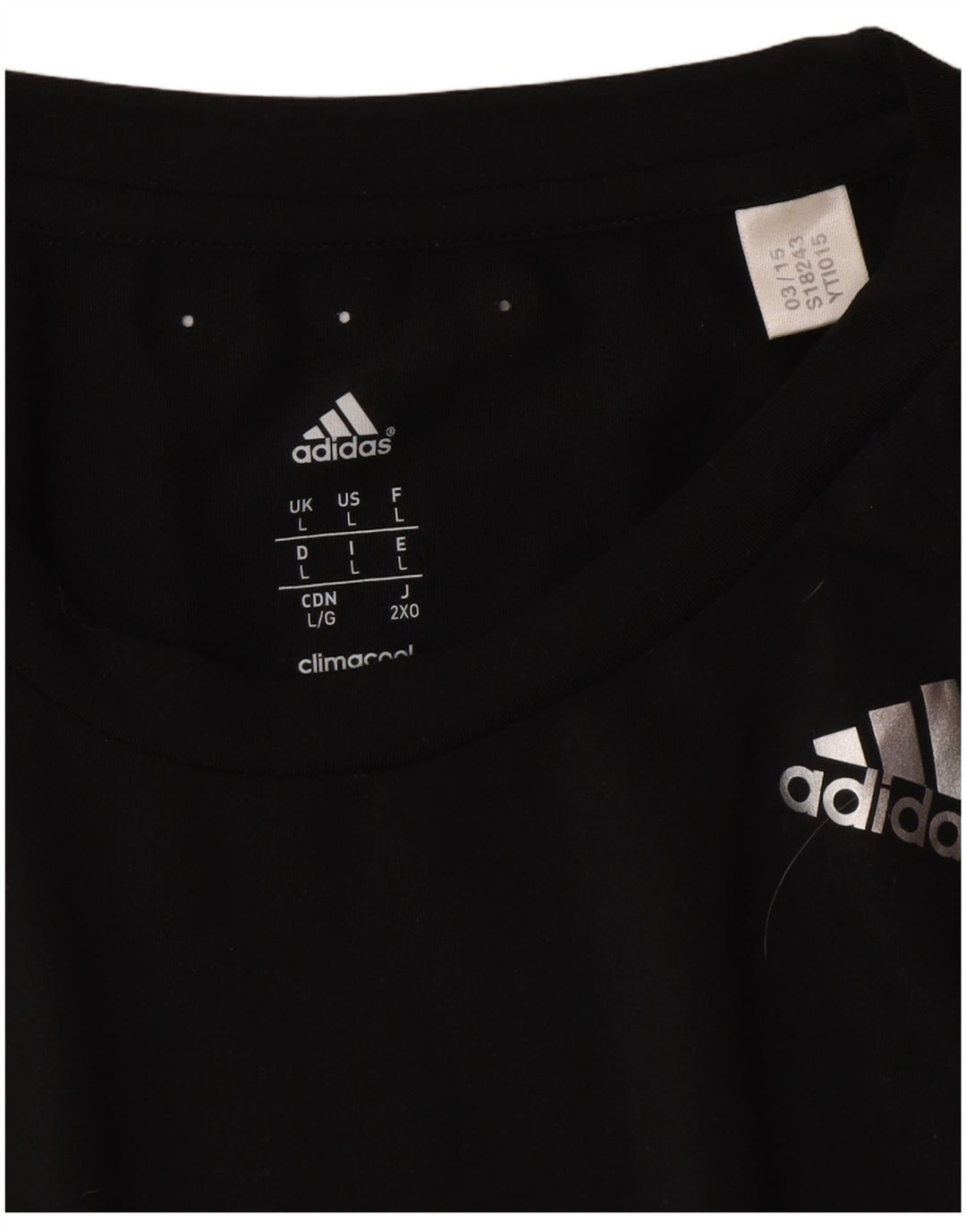 Adidas Męska koszulka Climacool Top duża czarna