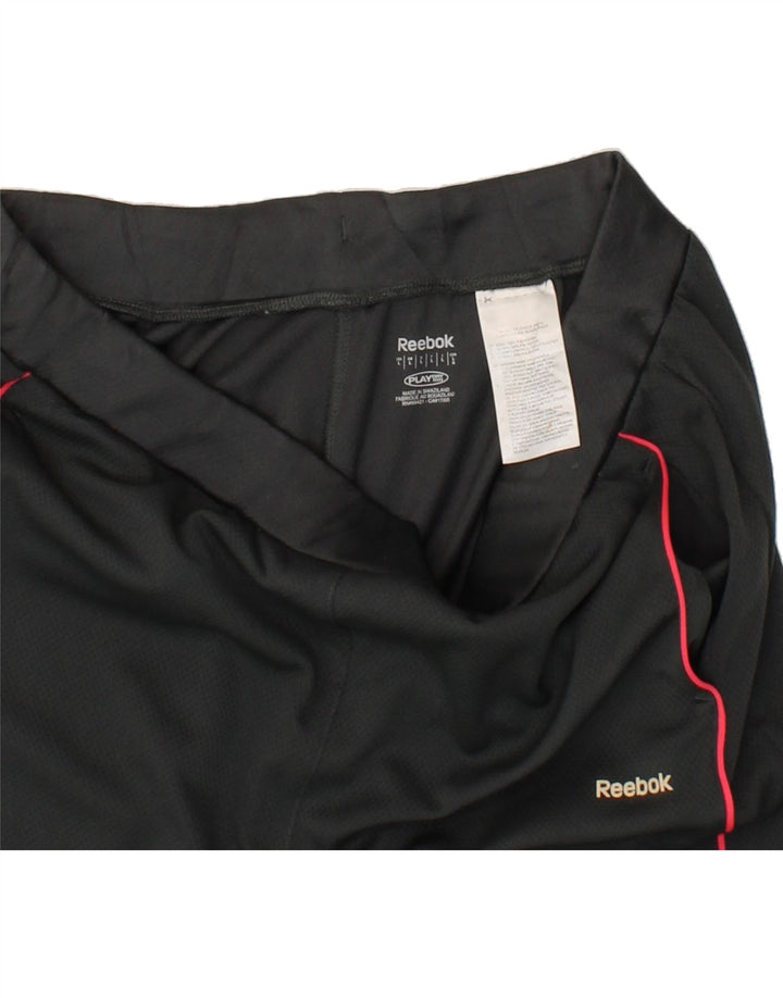 REEBOK Womens Capri Tracksuit Trousers UK 16 Large  Grey Polyester Vintage Reebok and Second-Hand Reebok from Messina Hembry 