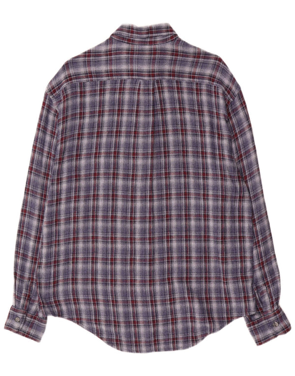 Męska koszula flanelowa Calvin Klein Jeans w dużą niebieską kratkę