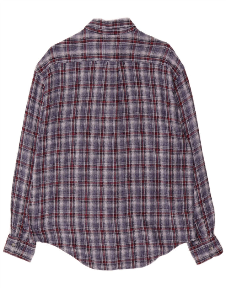 Męska koszula flanelowa Calvin Klein Jeans w dużą niebieską kratkę