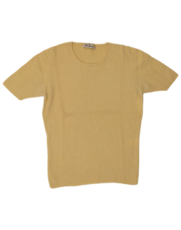 Sweter damski Betty Barclay z okrągłym dekoltem, UK 14, duży, żółty