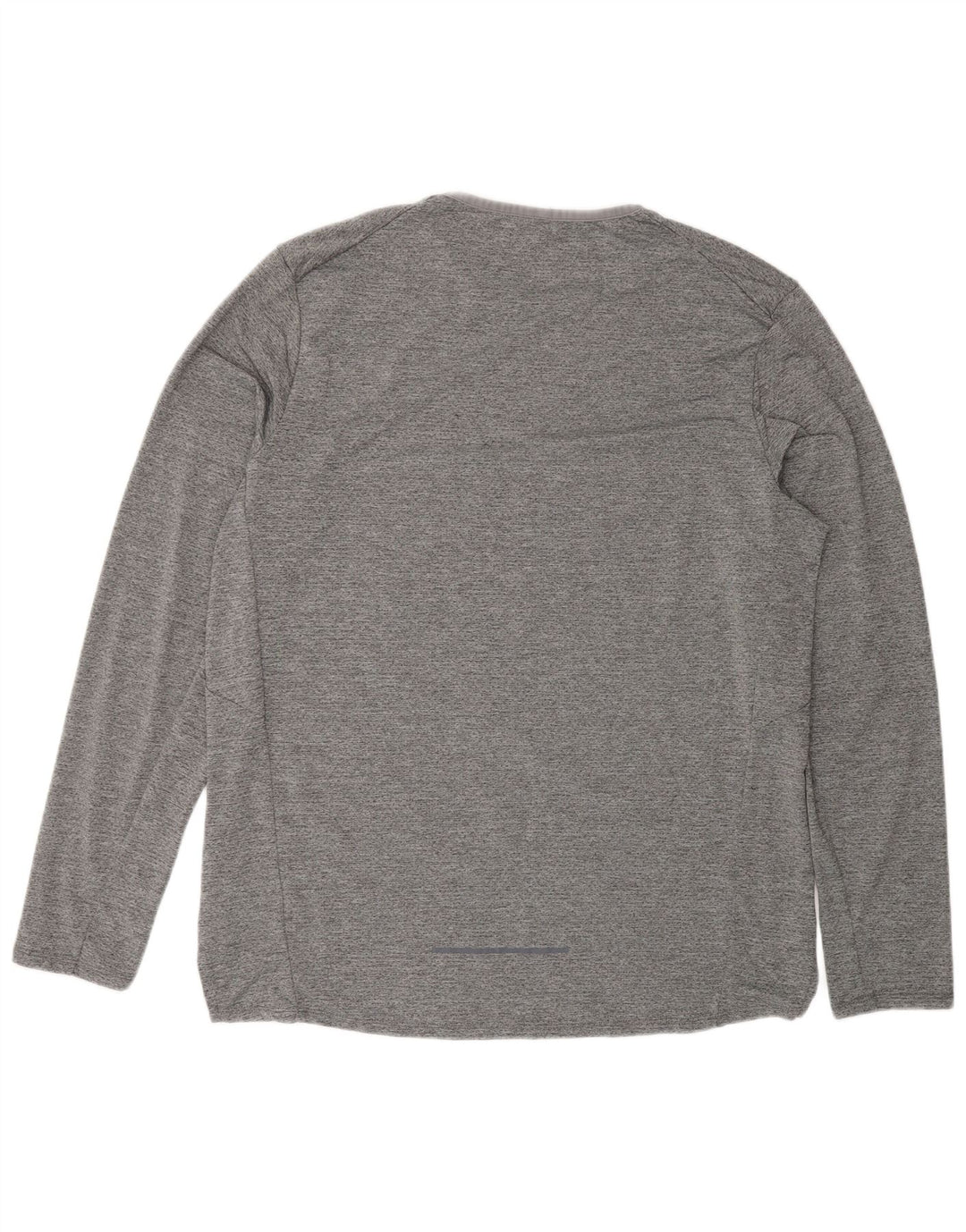 Męski top Zara z długim rękawem XL, szary, poliester