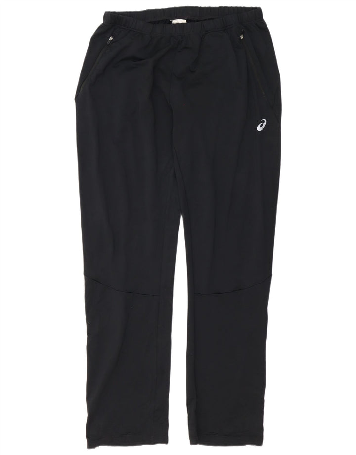 Męskie spodnie dresowe Asics UK 18 XL, czarny poliester