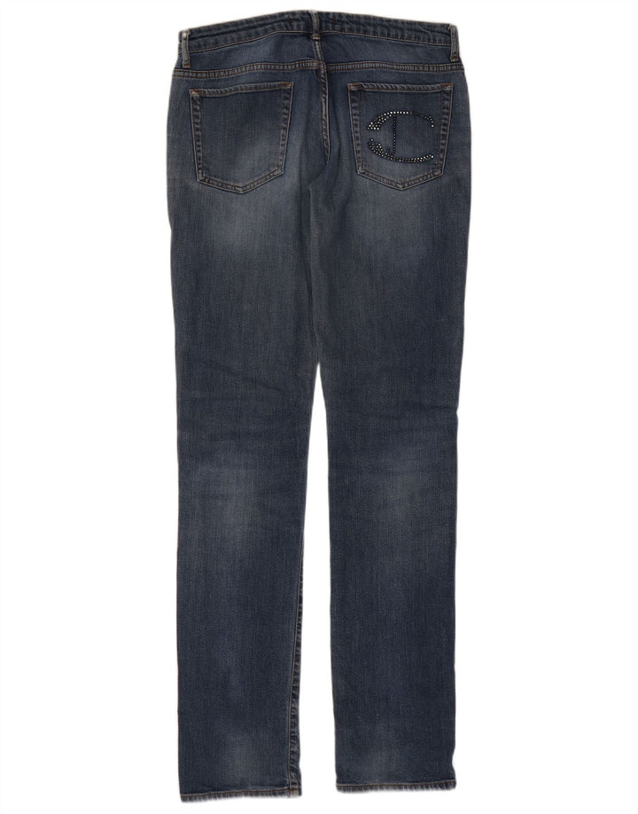 Damskie jeansy Just Cavalli W32 L35 Niebieskie