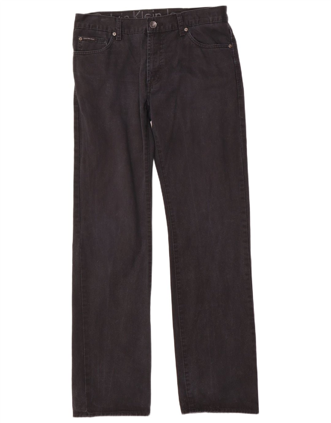 Męskie proste dżinsy Calvin Klein W33 L34 Granatowe, bawełniane