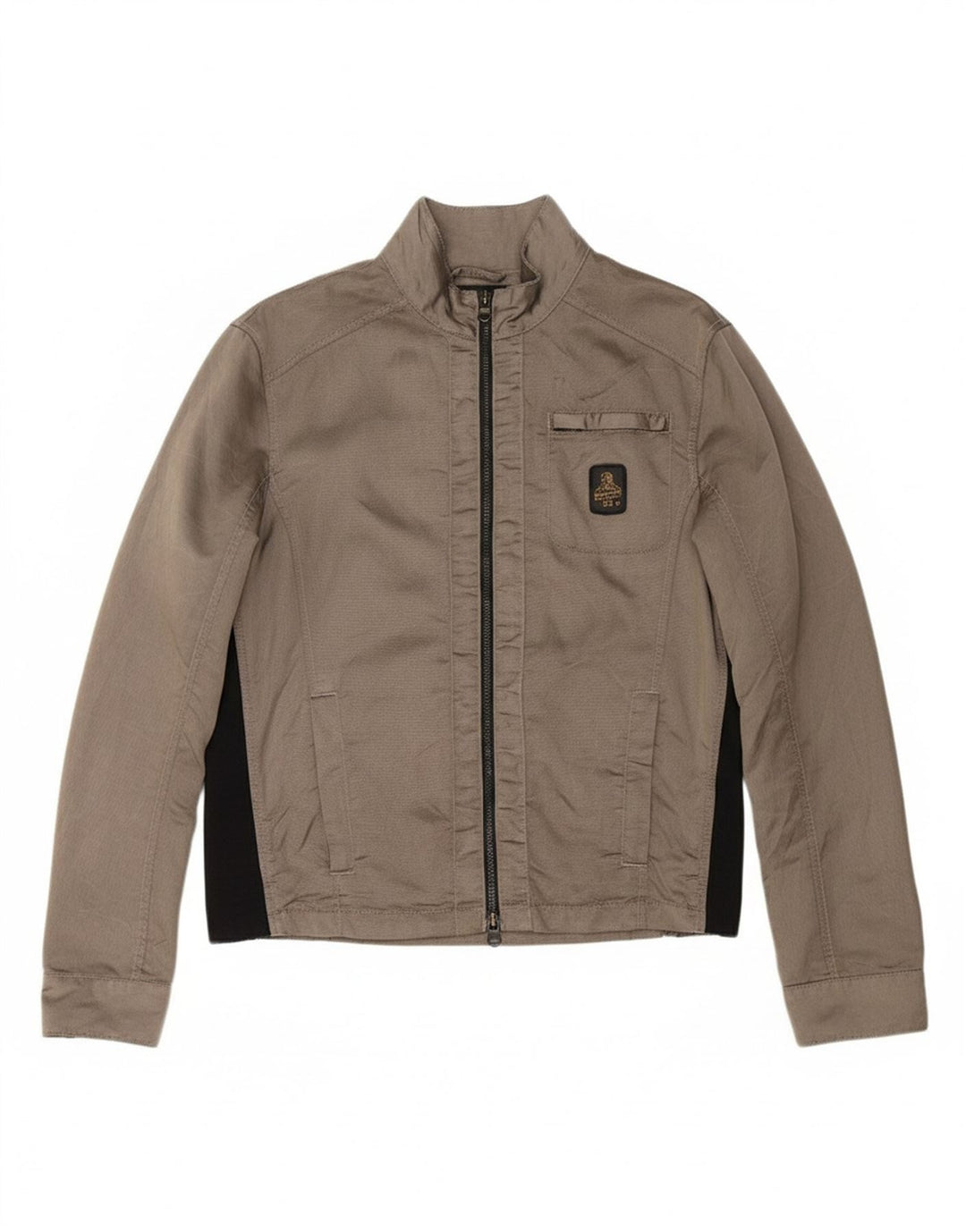 REFRIGIWEAR Womens Bomber Jacket UK 16 Large Grey Colourblock Polyamide