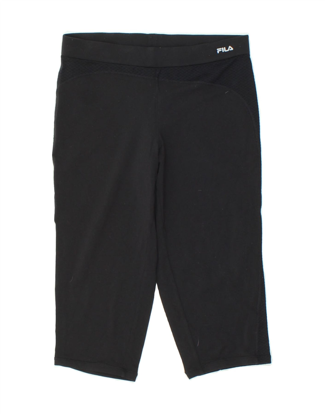 FILA Womens Capri Leggings UK 8 Small Black Vintage Fila and Second-Hand Fila from Messina Hembry 