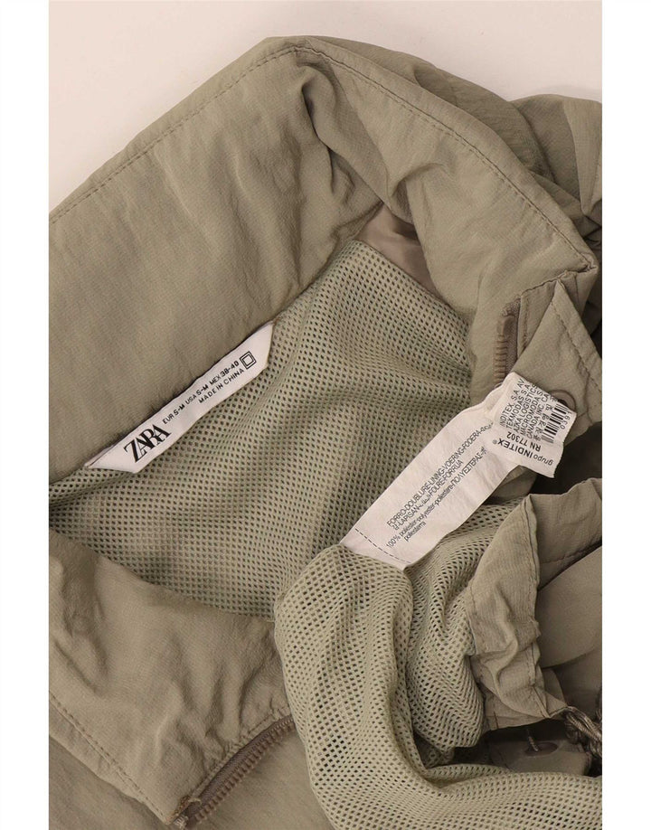 Męska kurtka Anorak o luźnym kroju Zara UK 36, mała, khaki, poliester