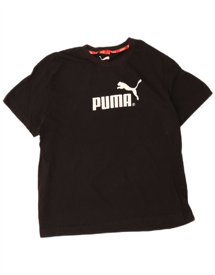 Męski T-shirt z grafiką Puma, XL, czarny