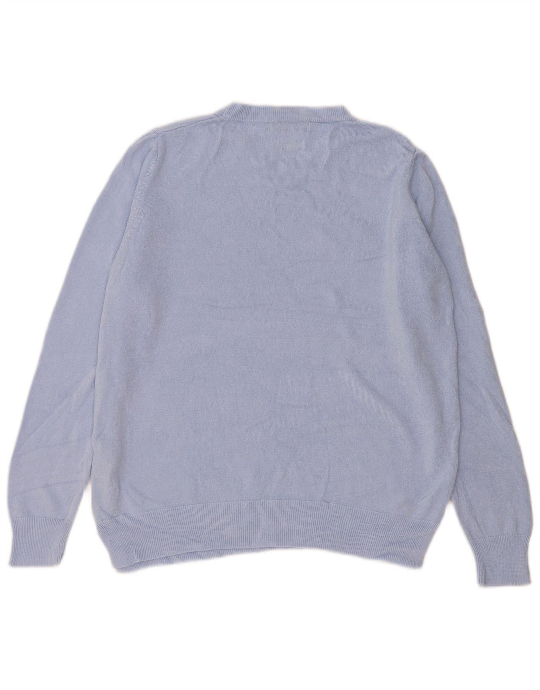 Marks & Spencer Damski sweter oversize z okrągłym dekoltem, UK 16, duży niebieski
