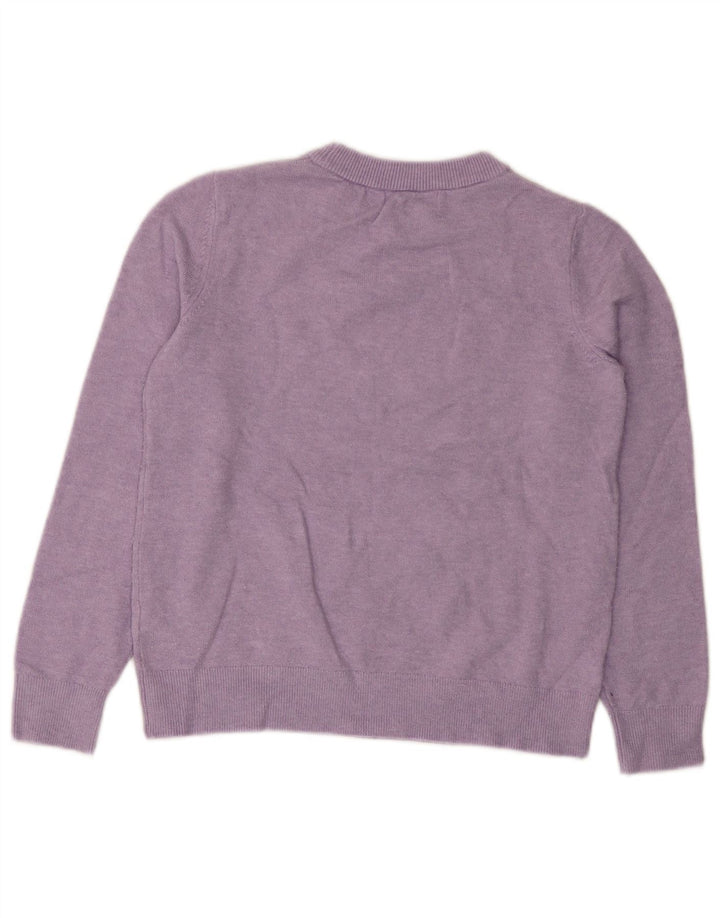 Sweter damski Marks & Spencer z okrągłym dekoltem, UK 10, mały fiolet