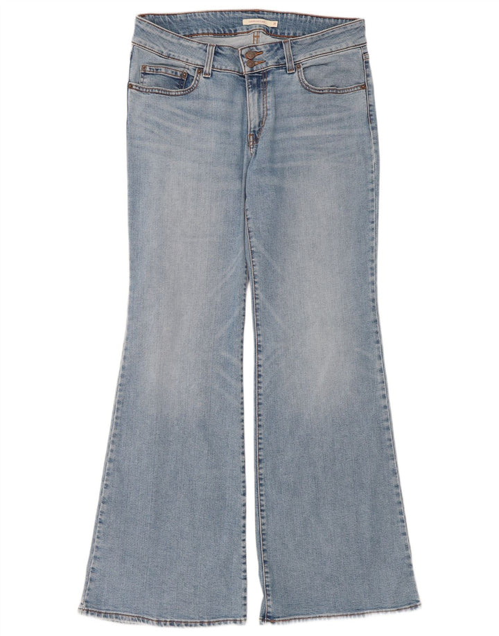Damskie jeansy Levi's Super Low Flared W31 L34 Niebieskie bawełniane