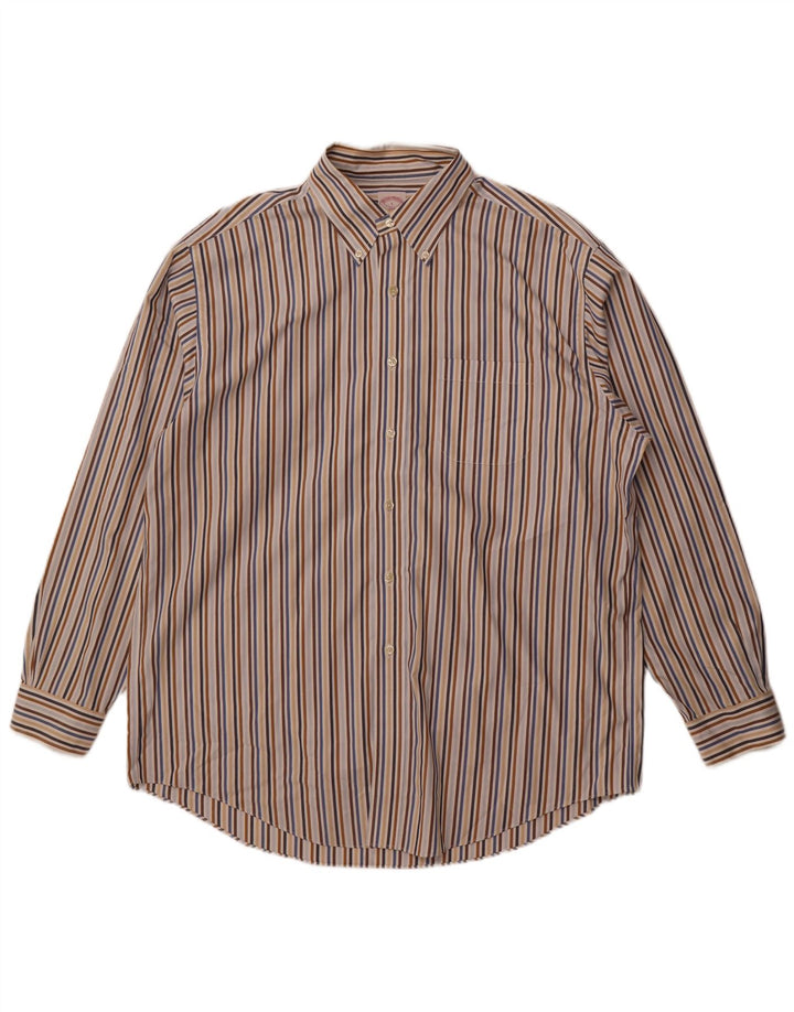 Koszula męska Brooks Brothers 346, duża, wielobarwna, bawełniana w prążki