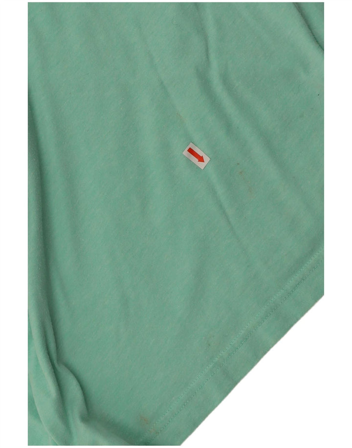 Chłopięcy T-shirt z grafiką HURLEY 13-14 lat XL, zielony, bawełniany