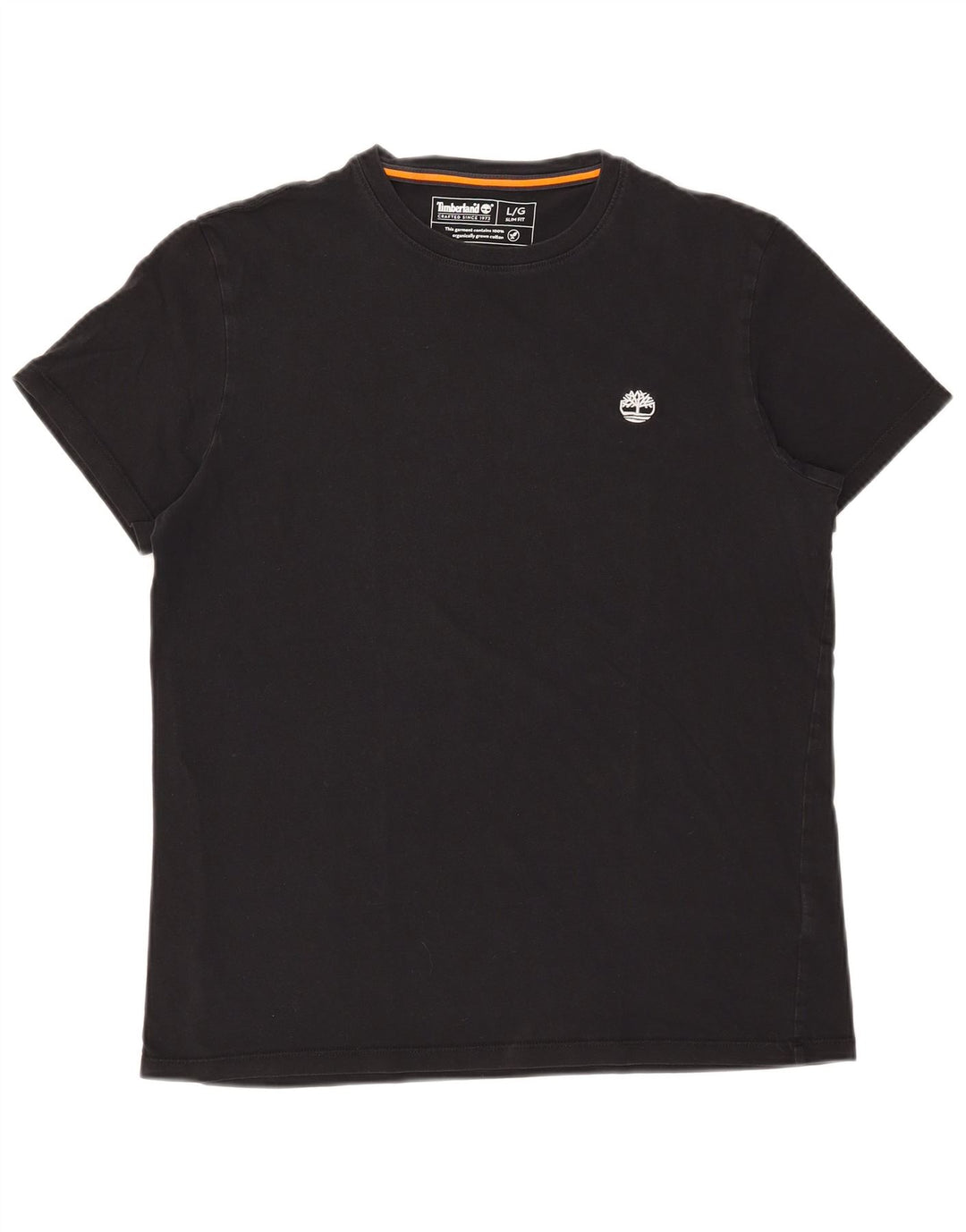 Męski T-shirt Timberland Slim Fit, duży, czarny