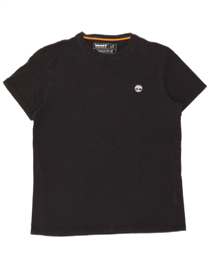 Męski T-shirt Timberland Slim Fit, duży, czarny