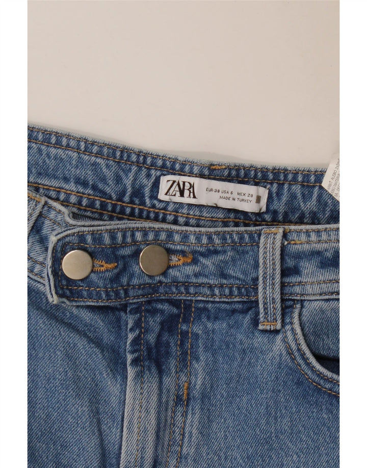 Damskie jeansy Bootcut Zara EU 38 Small W28 L32 Niebieskie