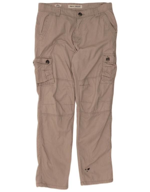 Spodnie męskie Gap Straight Cargo W34 L31 Beżowe