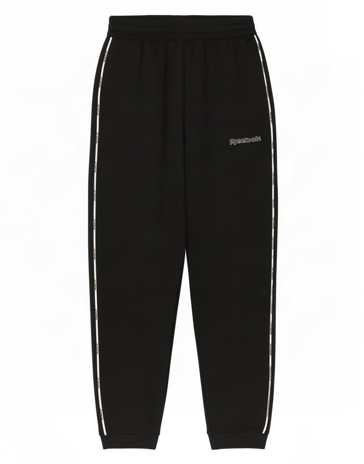 Męskie spodnie dresowe Reebok Joggers, średnia czarna bawełna