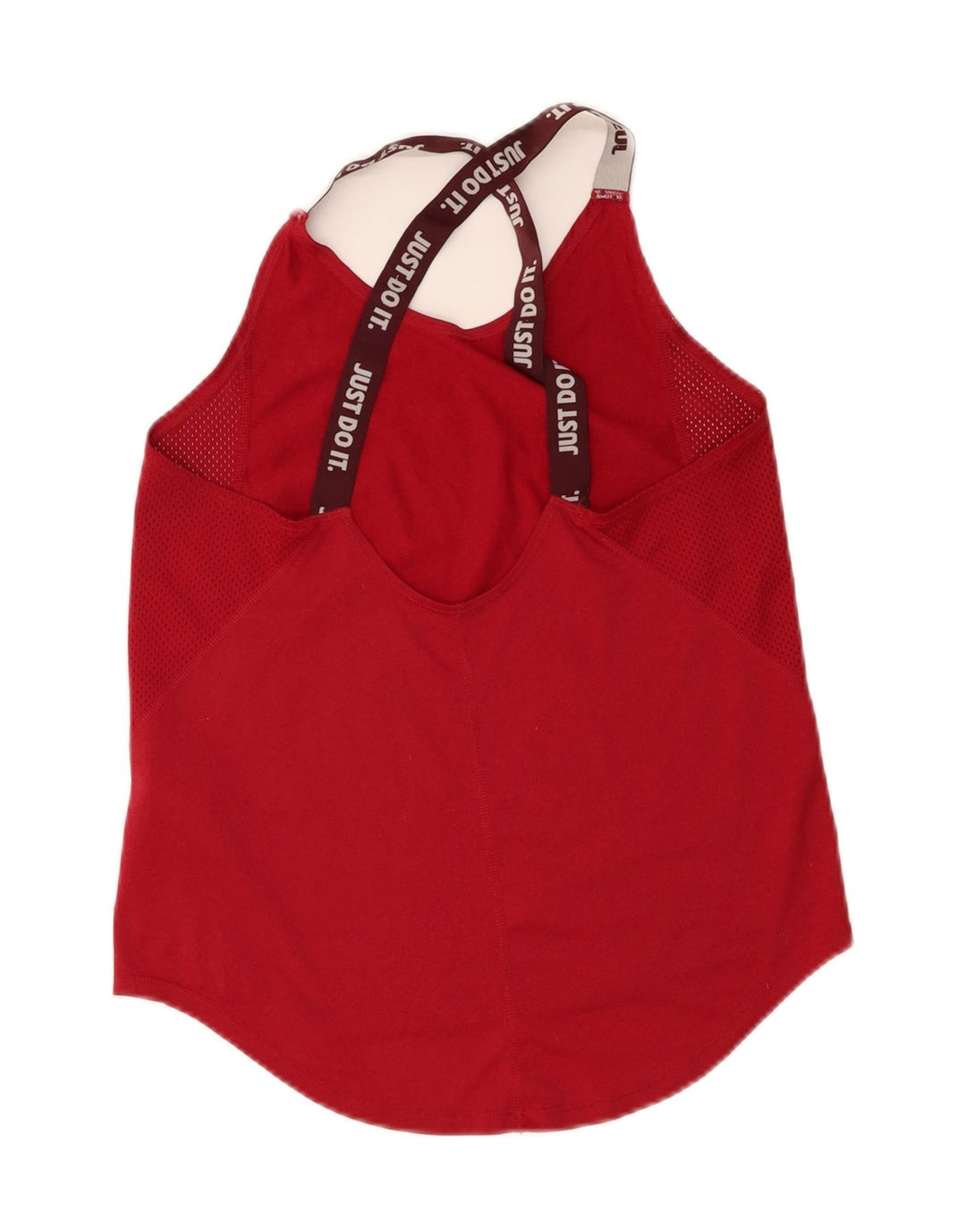 Damska kamizelka Nike Dri Fit Top UK 12, średni czerwony poliester