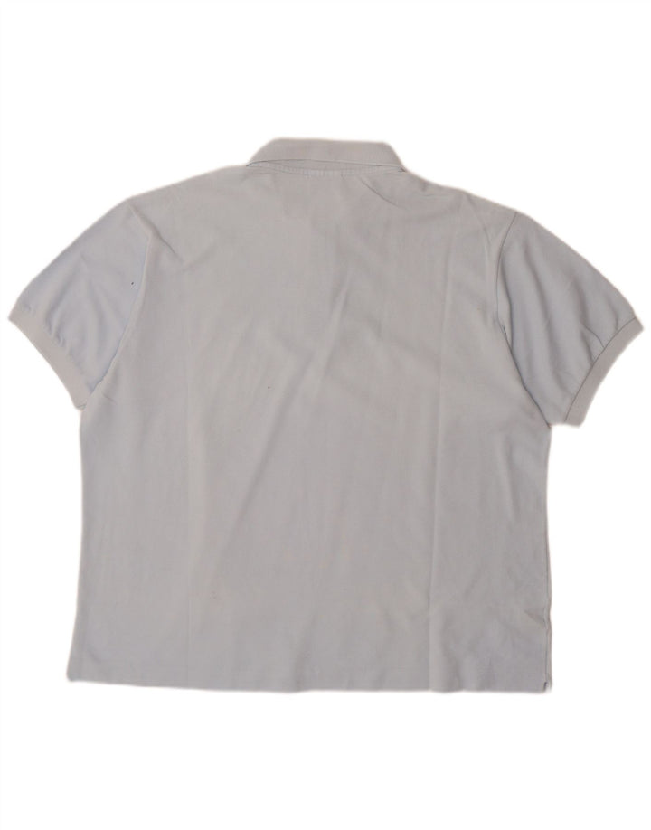 Męska koszulka polo LACOSTE Rozmiar 7 2XL Niebieska, bawełniana