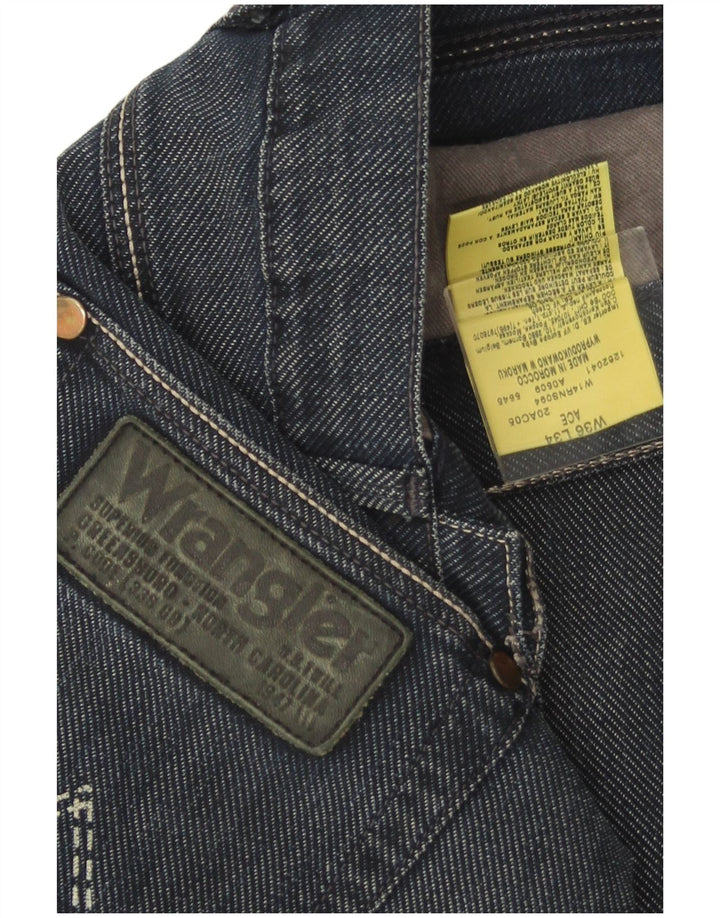 Męskie jeansy WRANGLER Ace Straight W36 L30, granatowe, bawełniane